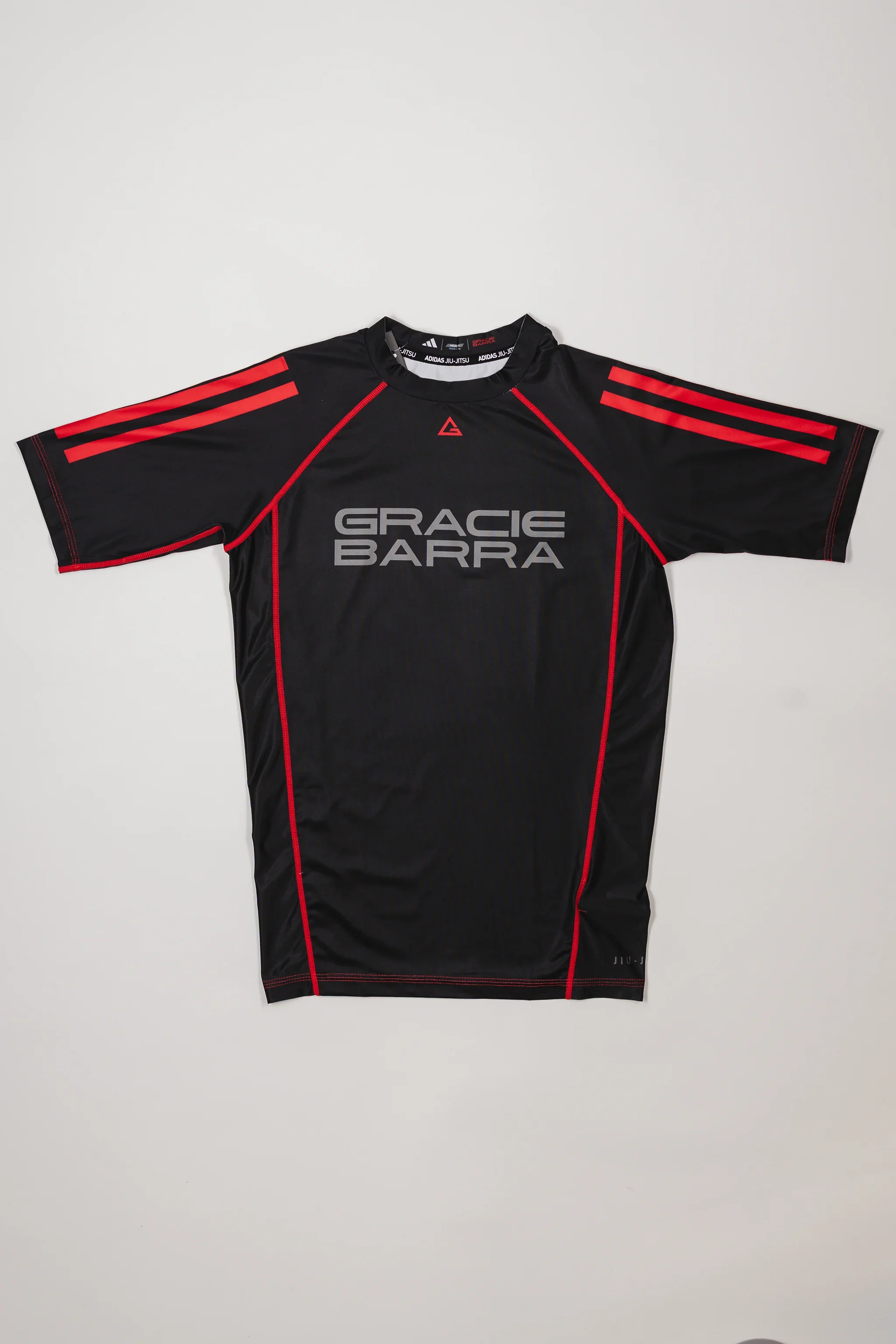 III Stripes Ranked Rashguard by adidas - Black