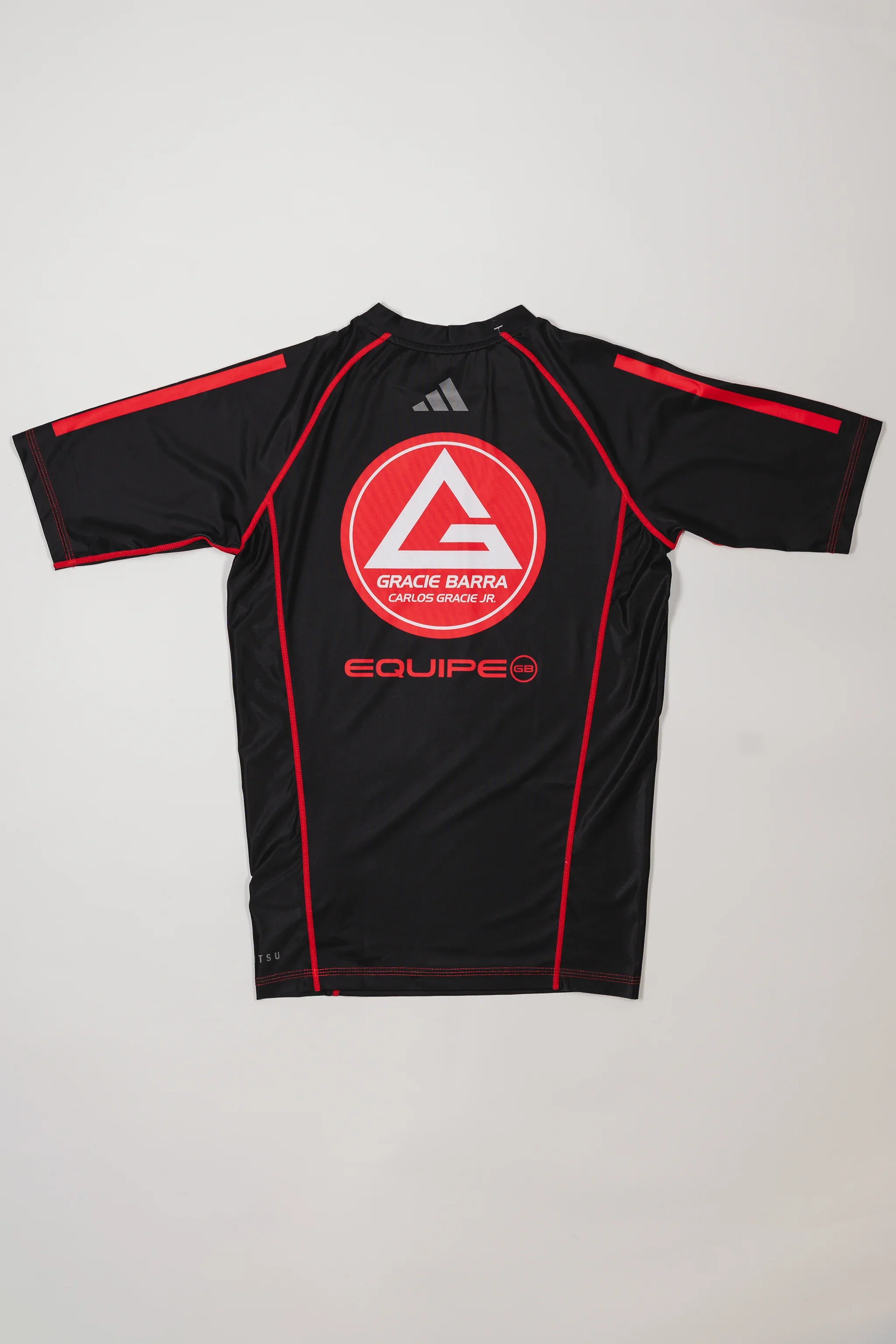 III Stripes Ranked Rashguard by adidas - Black - Image 4
