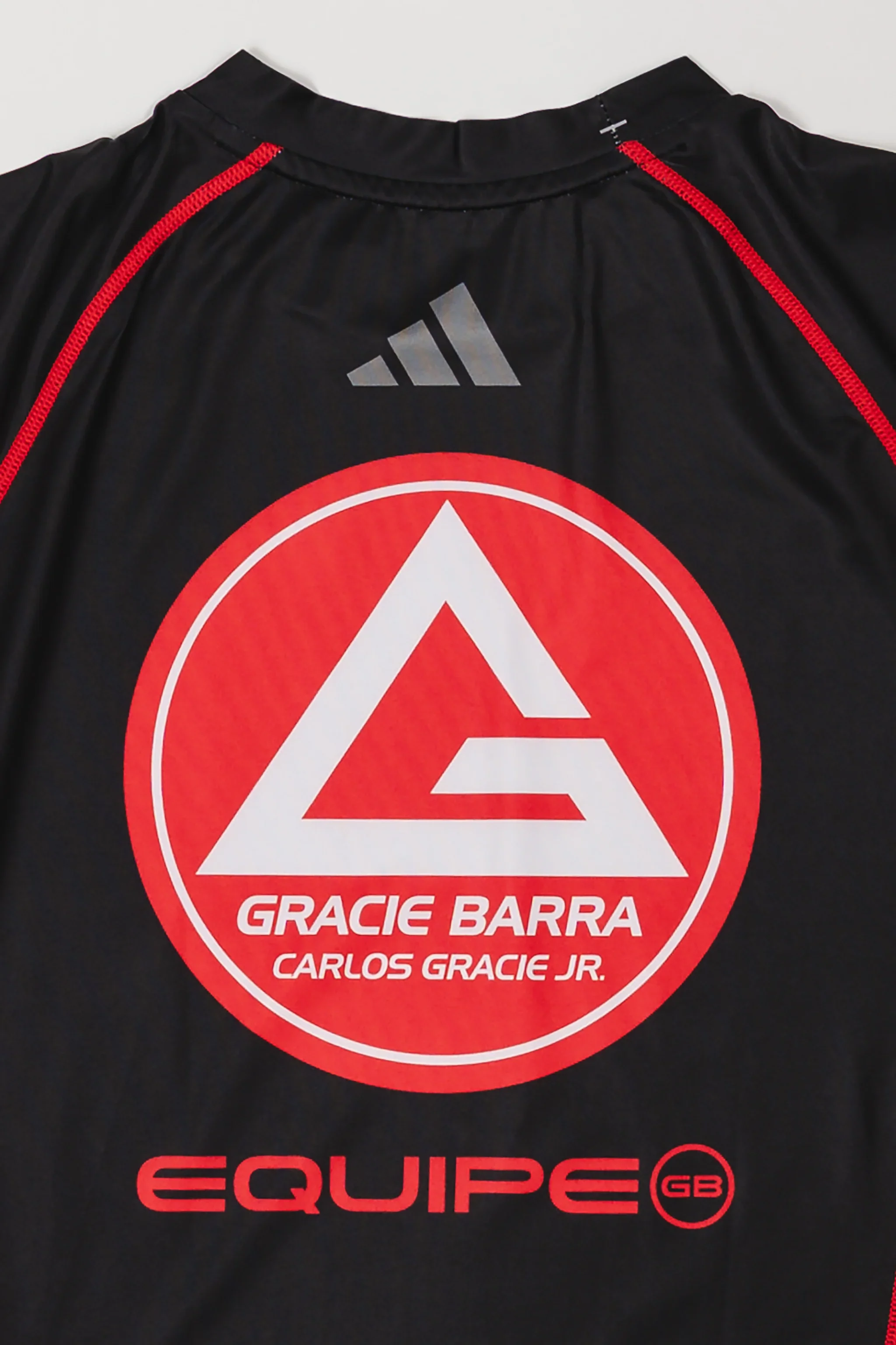 III Stripes Ranked Rashguard by adidas - Black - Image 5