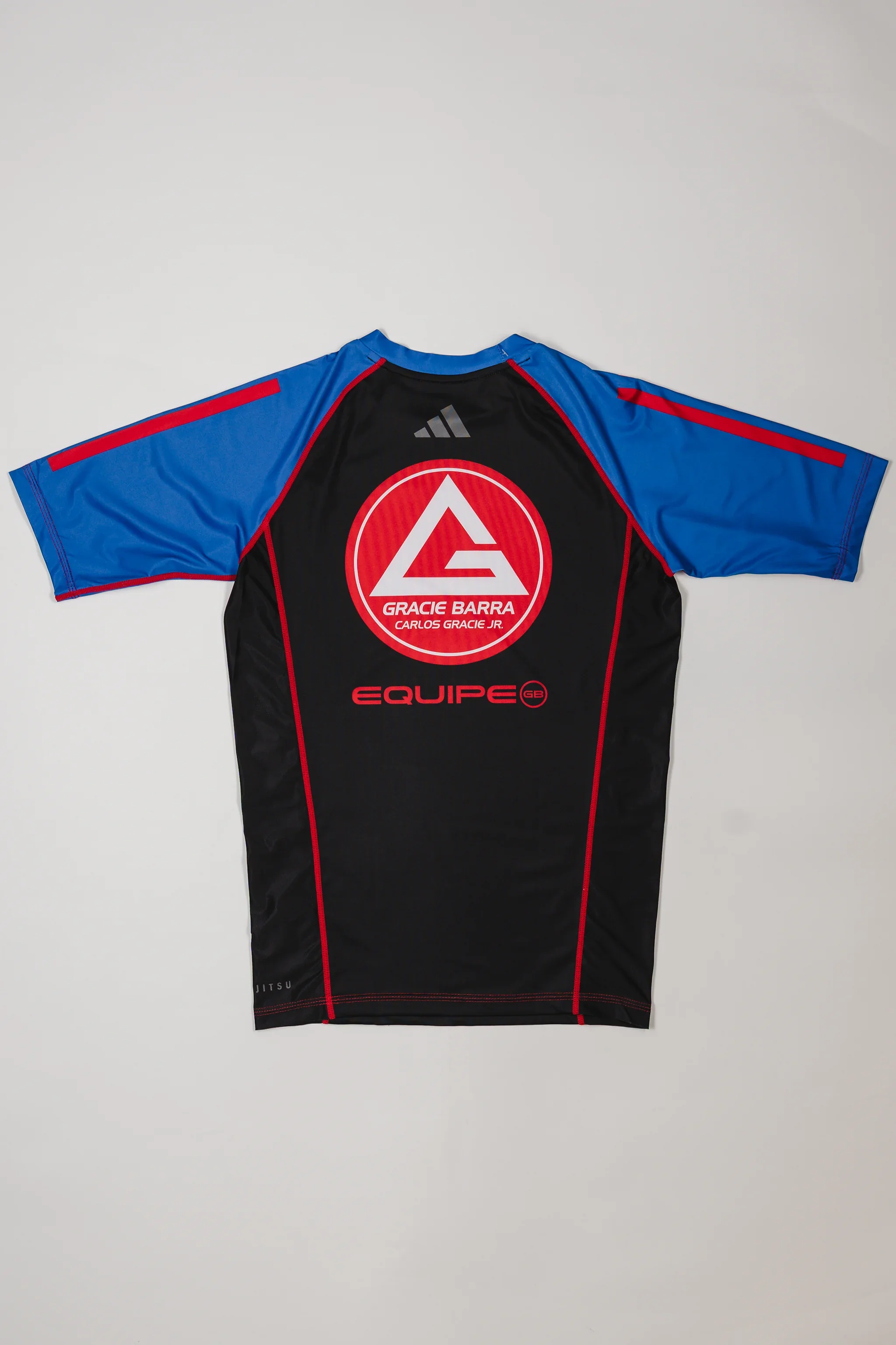 III Stripes Ranked Rashguard by adidas - Blue - Image 4