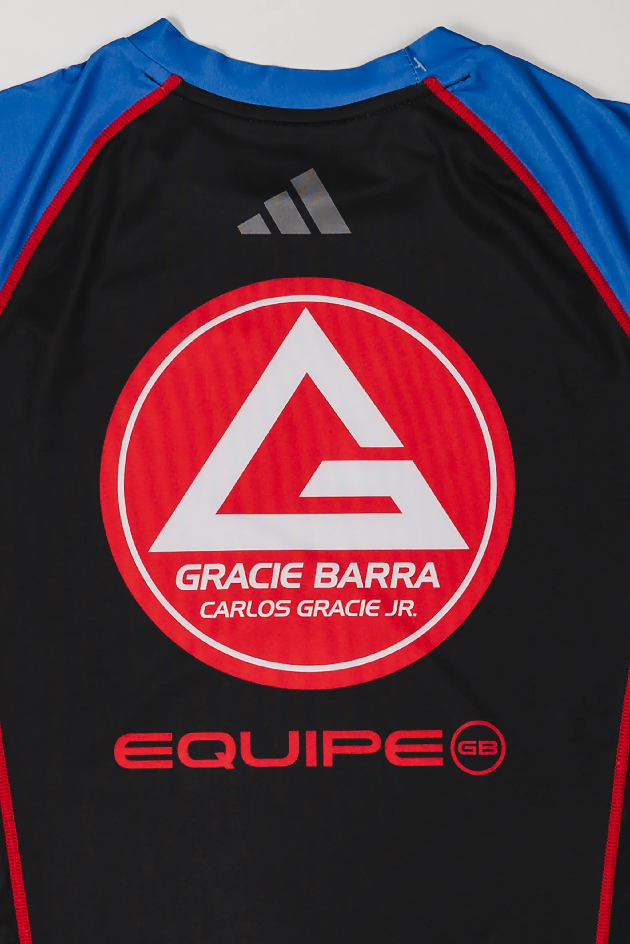 III Stripes Ranked Rashguard by adidas - Blue - Image 5