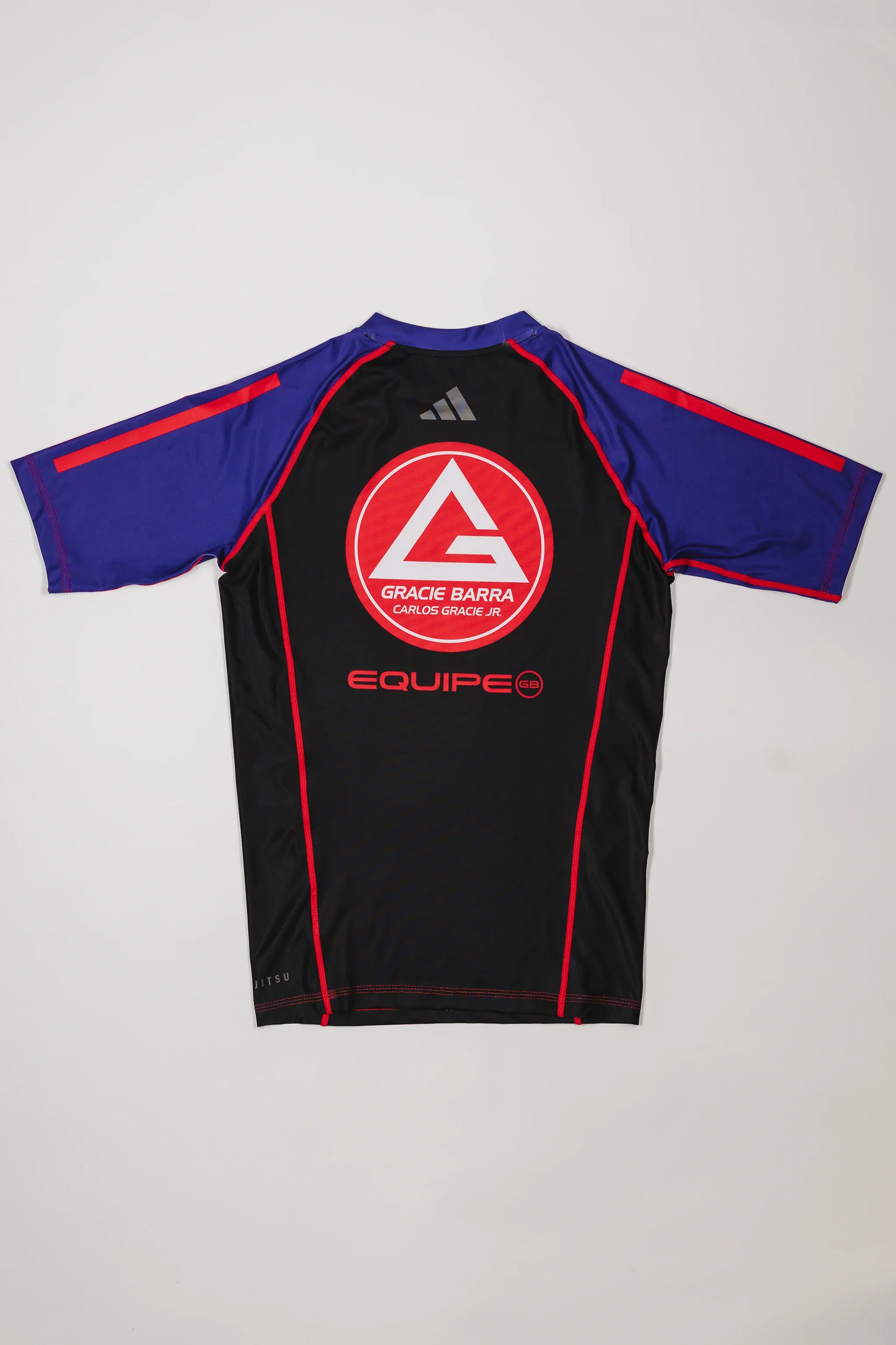 III Stripes Ranked Rashguard by adidas - Purple - Image 4