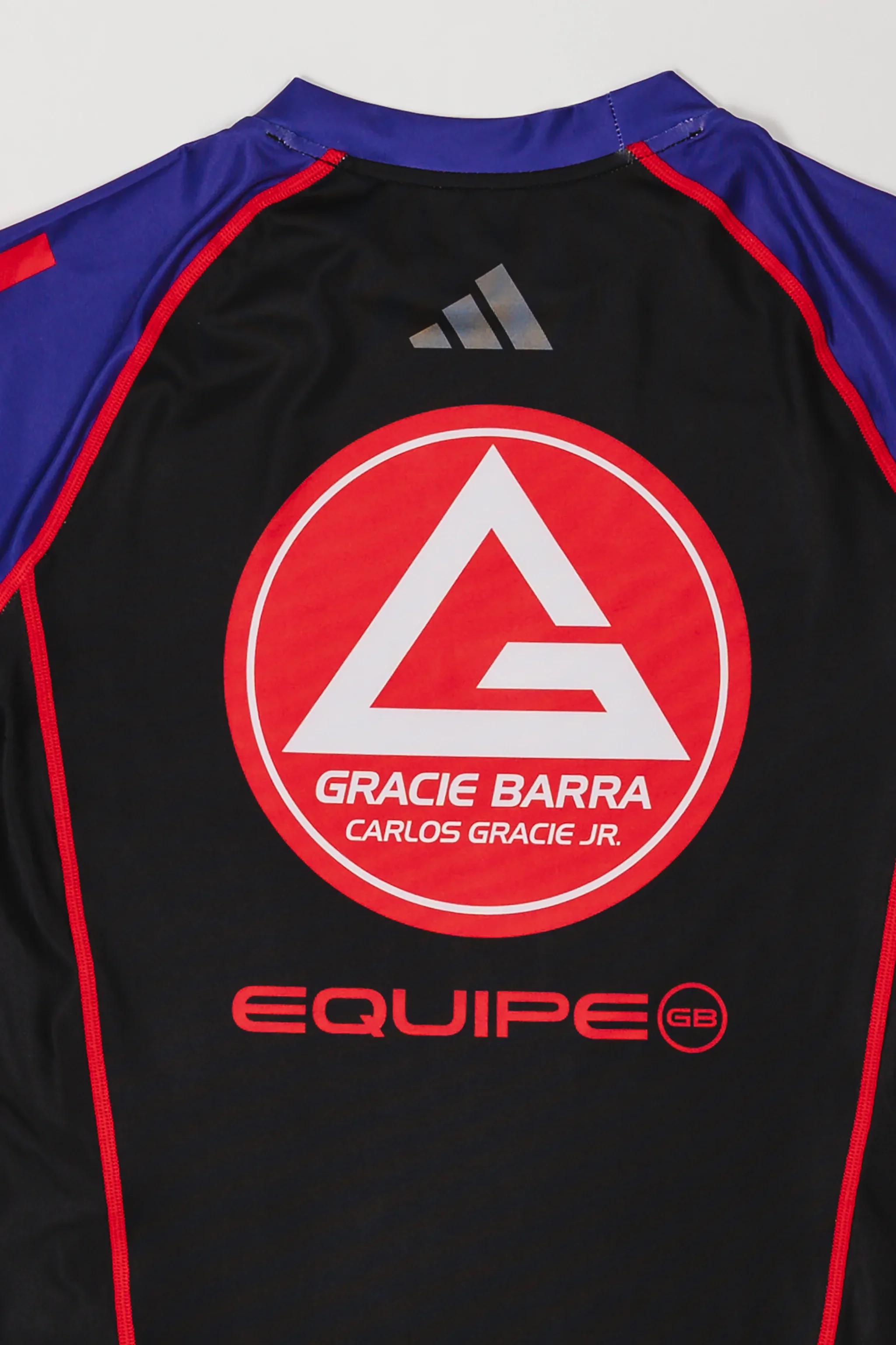 III Stripes Ranked Rashguard by adidas - Purple - Image 5