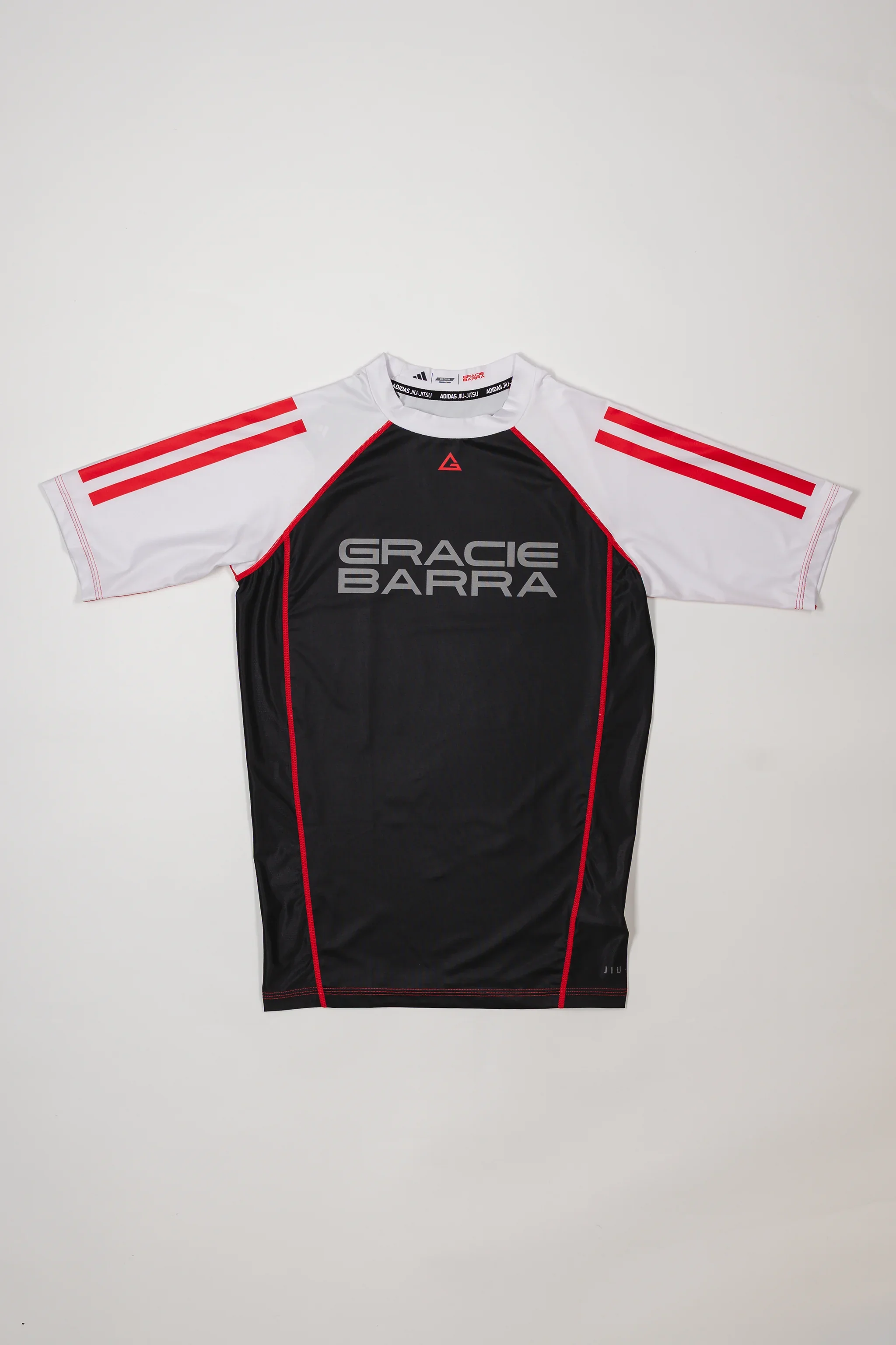 III Stripes Ranked Rashguard by adidas - White