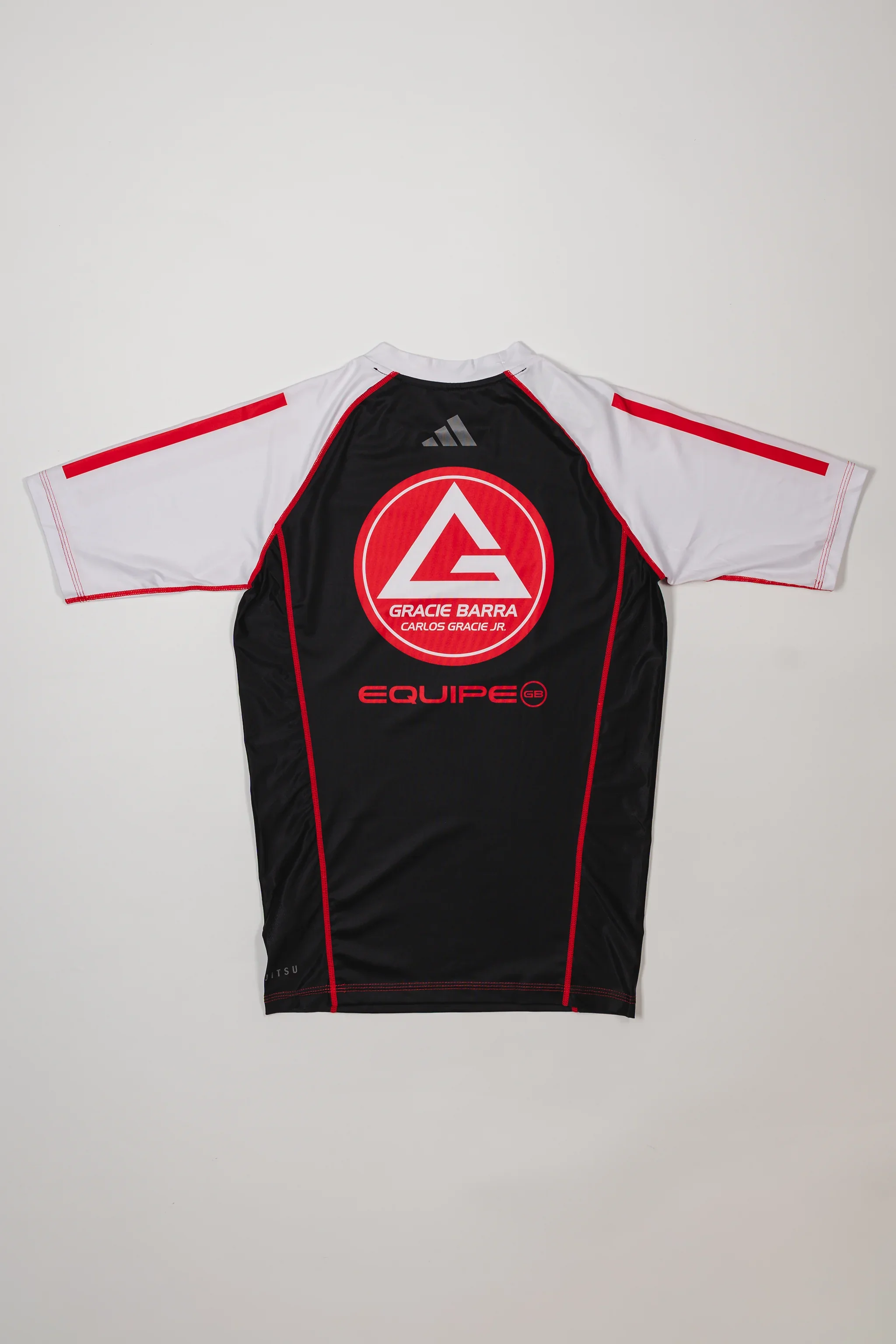 III Stripes Ranked Rashguard by adidas - White - Image 4