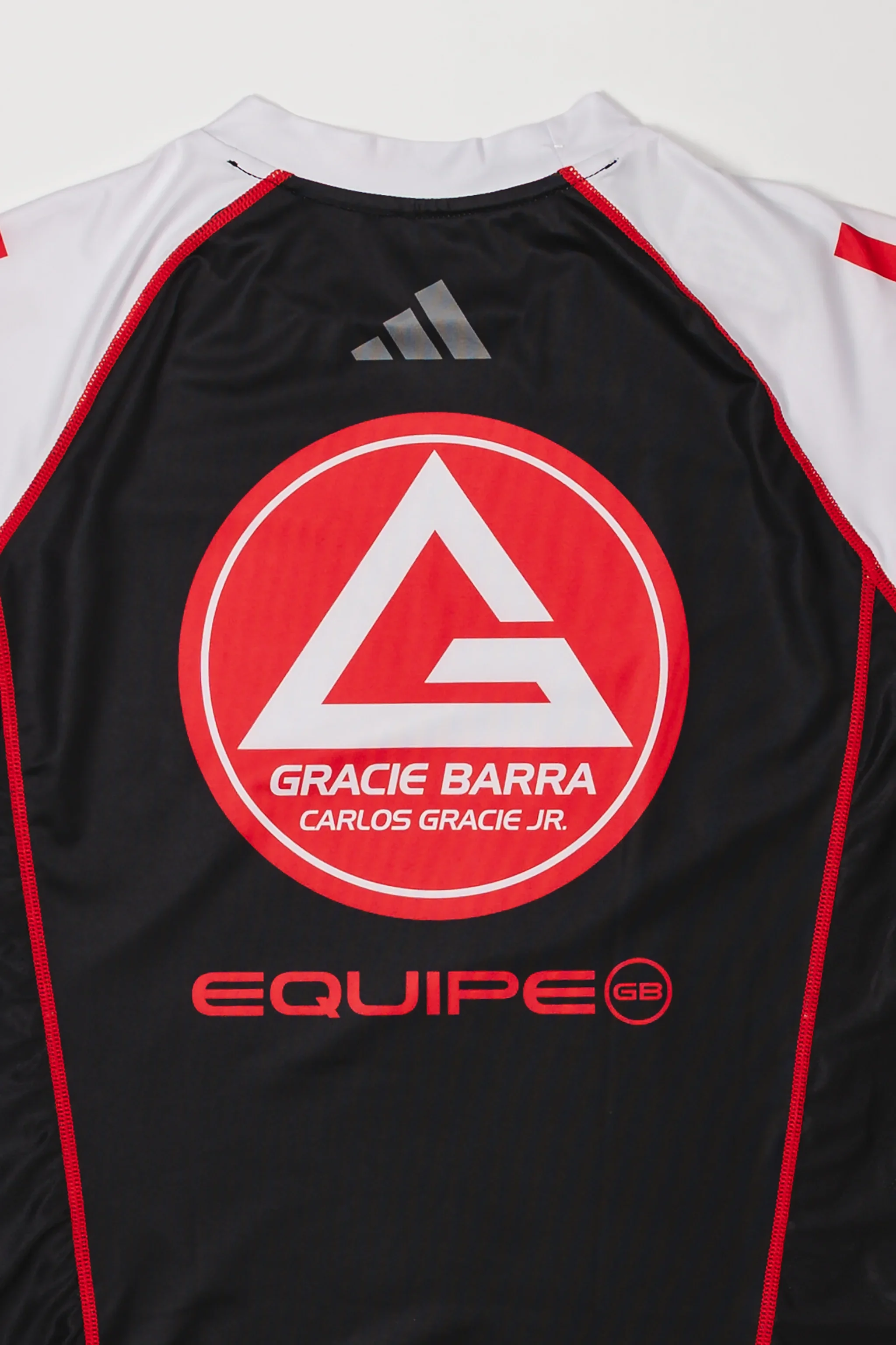 III Stripes Ranked Rashguard by adidas - White - Image 5