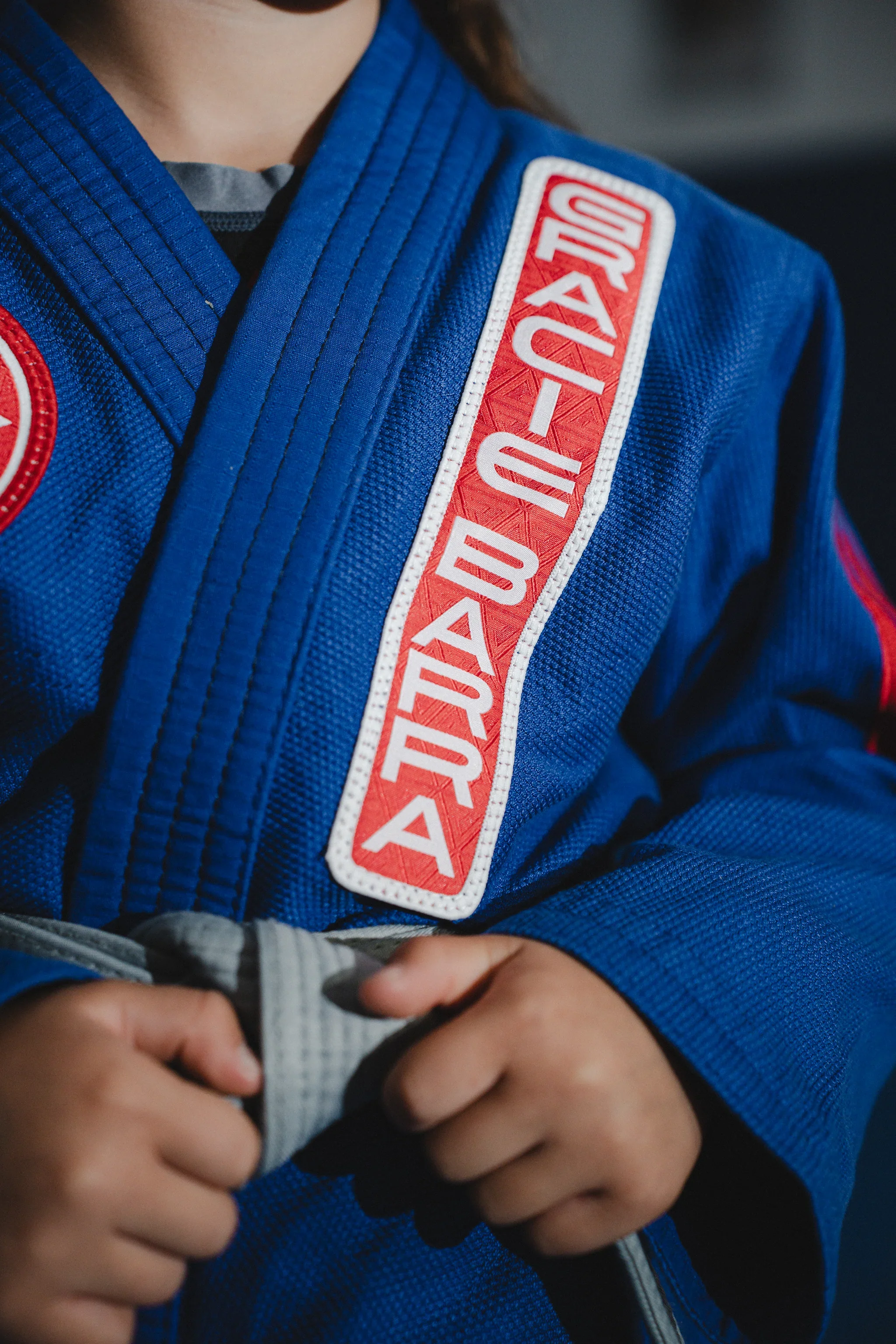 III Stripes Youth Kimono by adidas - Blue - Image 7