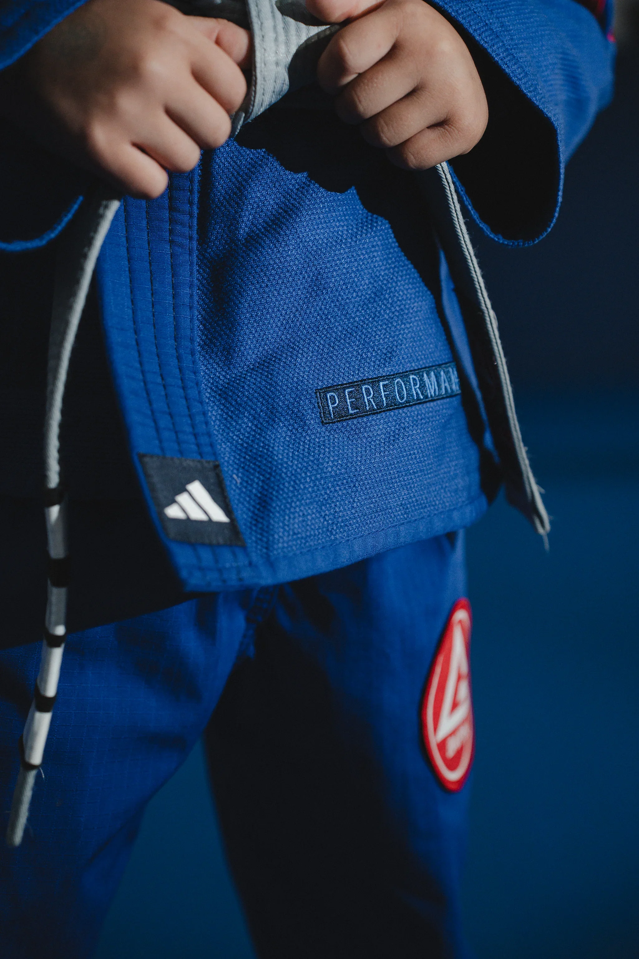 III Stripes Youth Kimono by adidas - Blue - Image 8