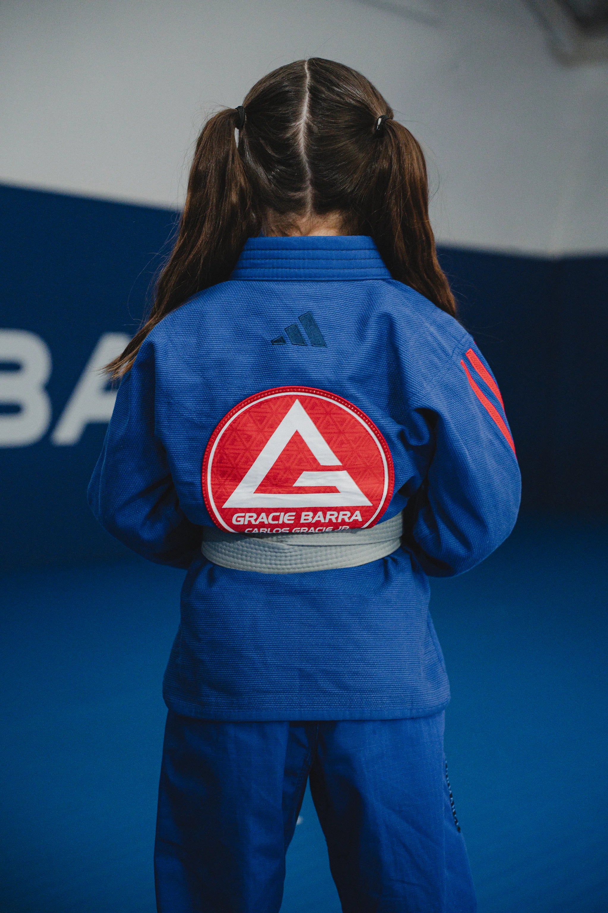 III Stripes Youth Kimono by adidas - Blue - Image 9