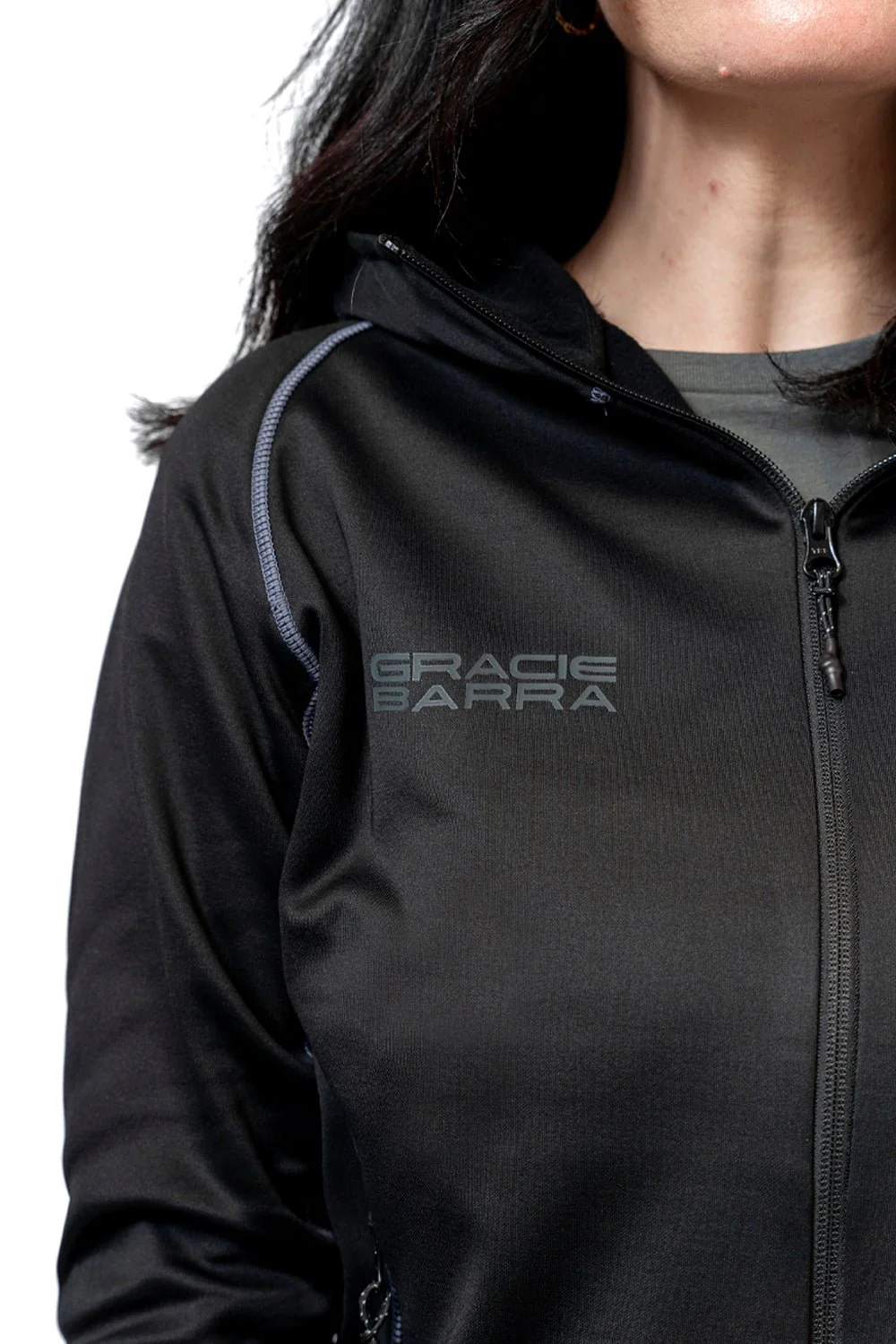 Incognito Womens Track Jacket - Black - Image 5