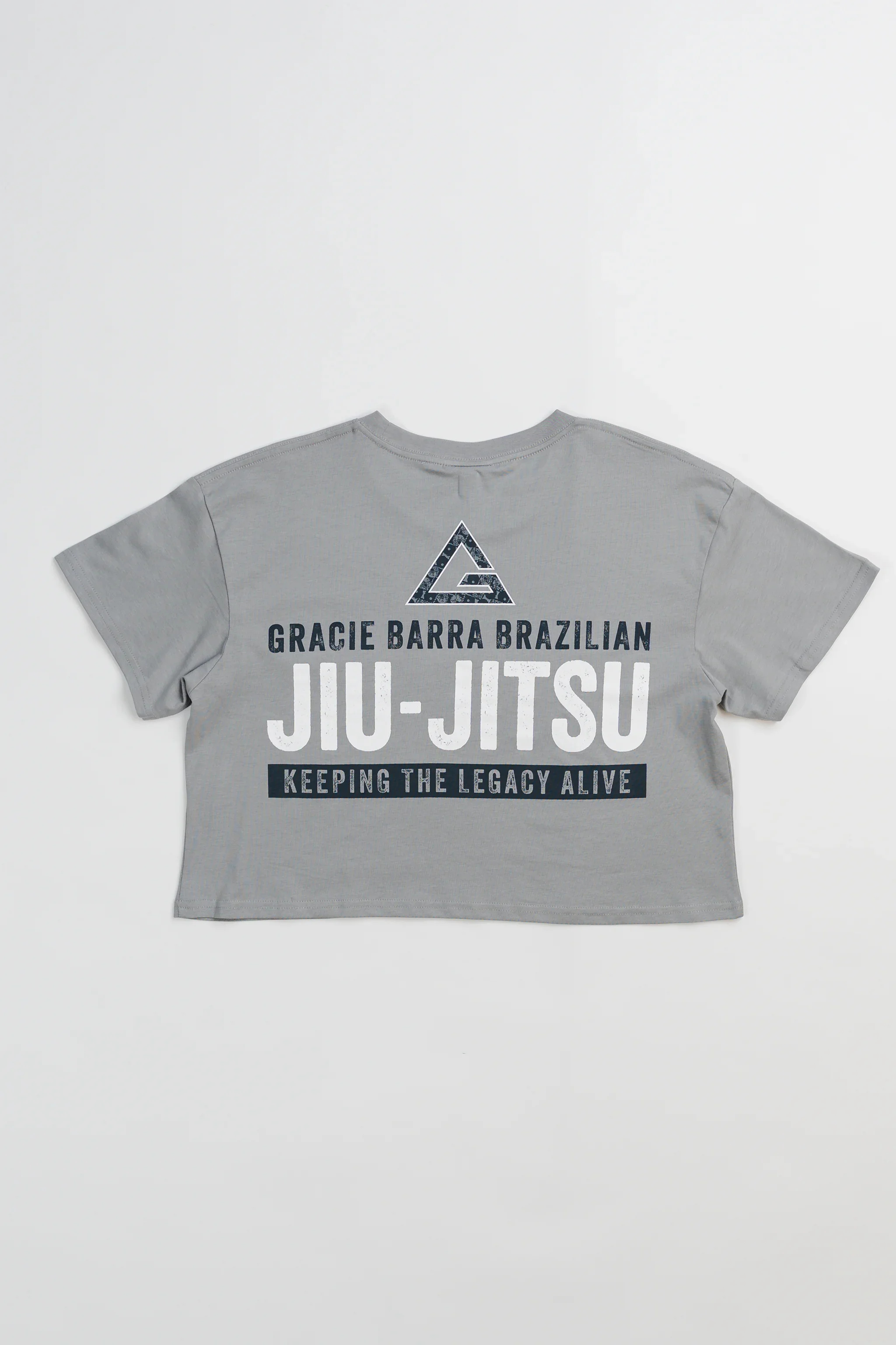 Legacy Shadow Womens Cropped Tee - Grey - Image 4