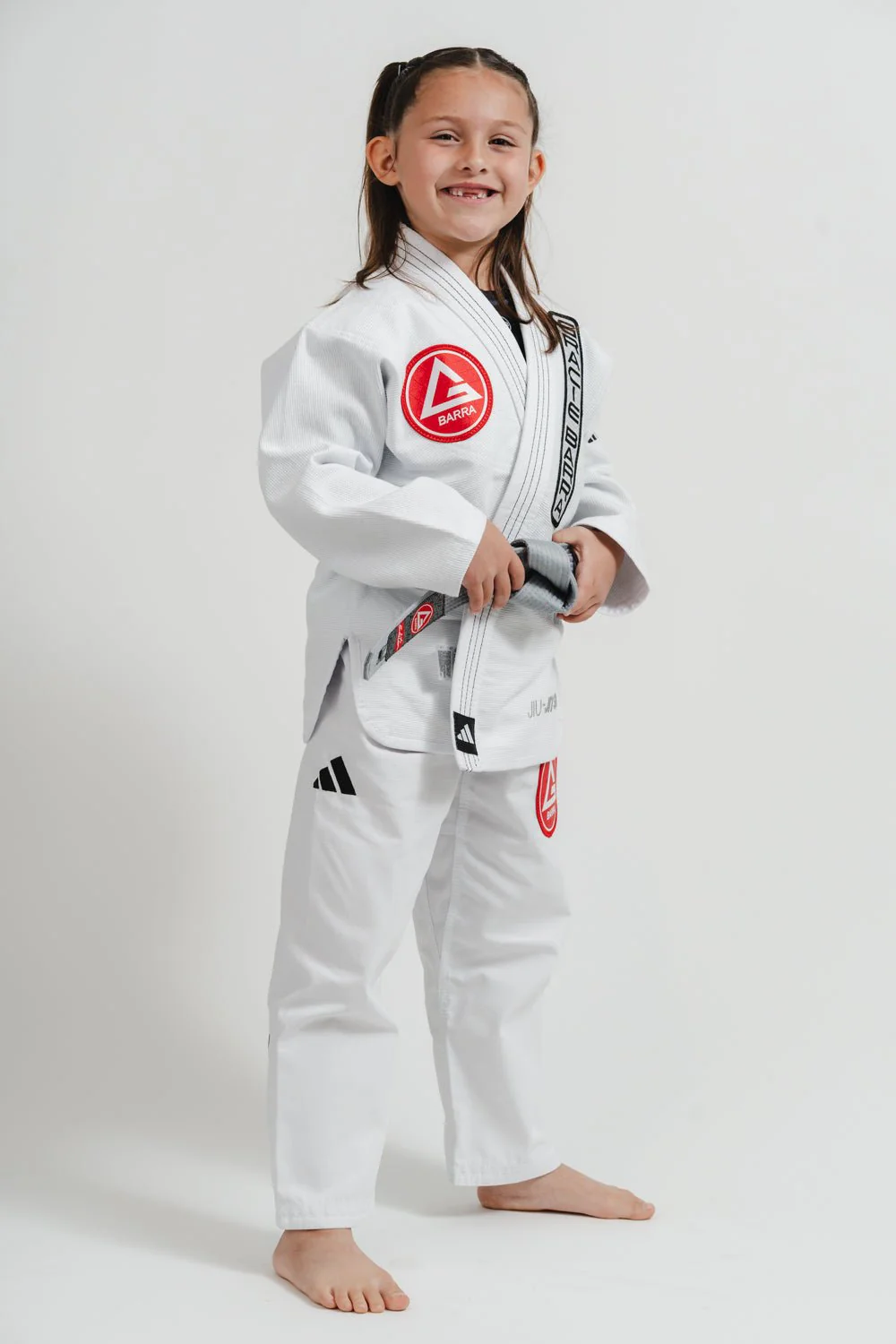 Pro Lite Comp Youth Kimono by adidas - White - Image 3