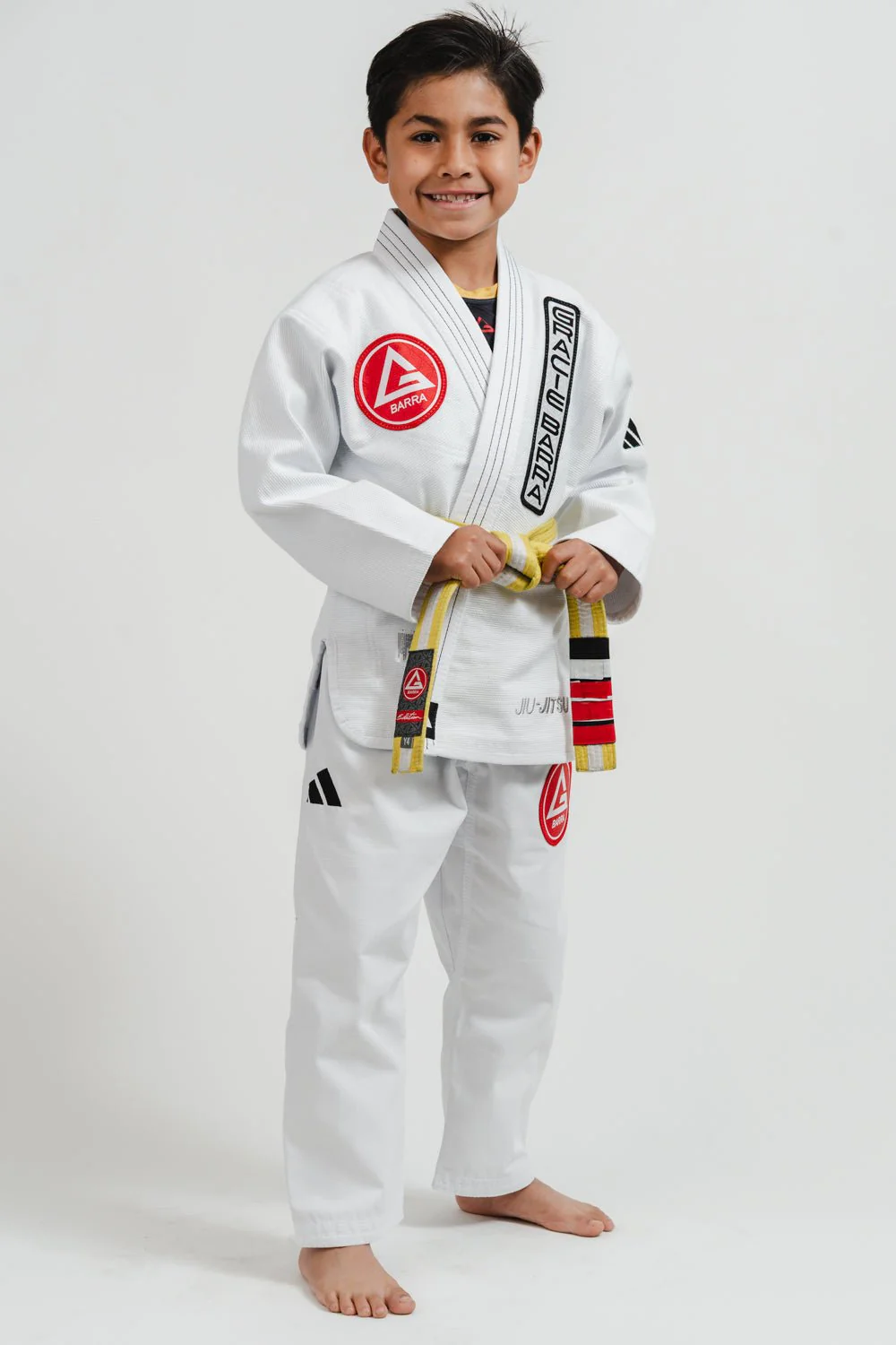 Pro Lite Comp Youth Kimono by adidas - White - Image 7