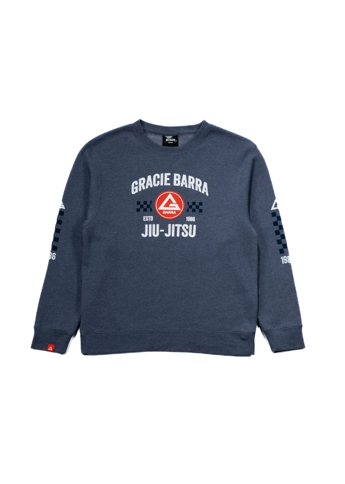 Ready Set Roll Kids Crewneck - Heather Blue