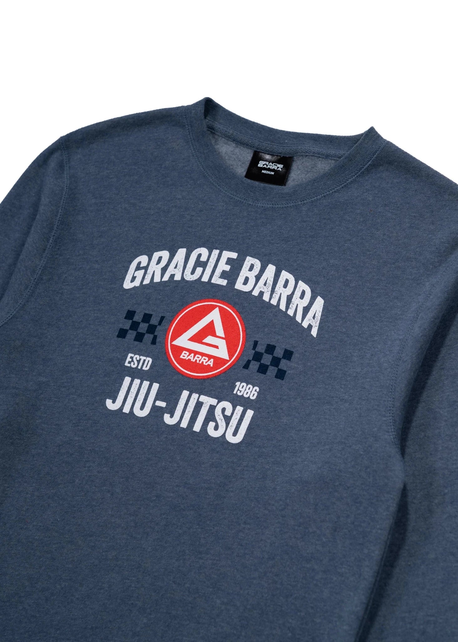 Ready Set Roll Kids Crewneck - Heather Blue - Image 4