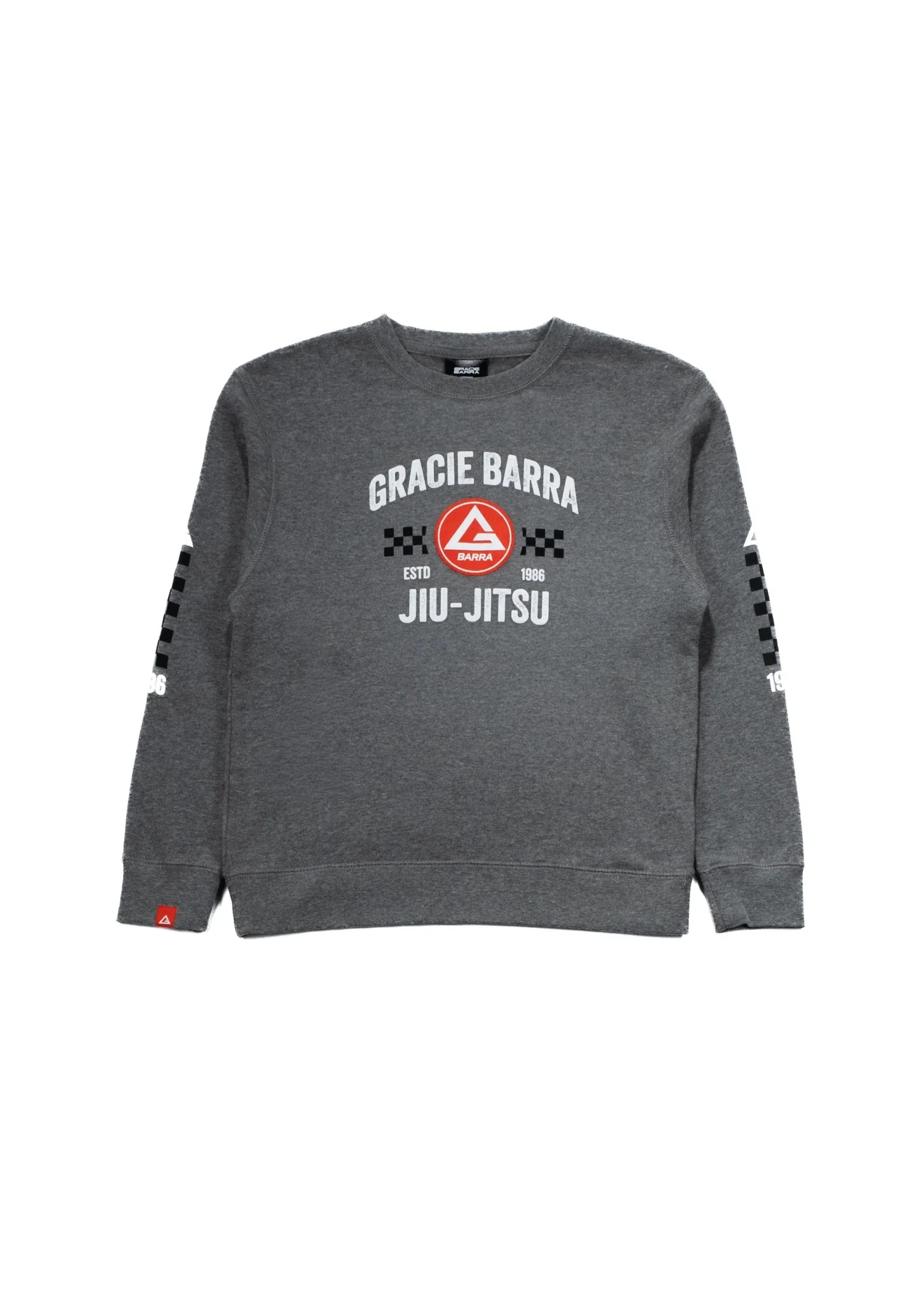 Ready Set Roll Kids Crewneck - Grey
