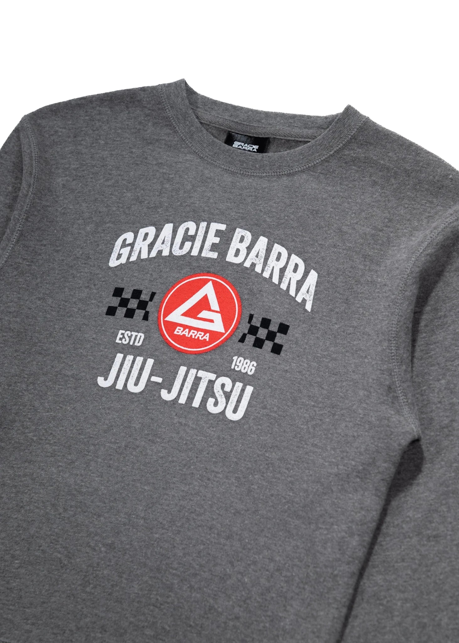 Ready Set Roll Kids Crewneck - Grey - Image 3