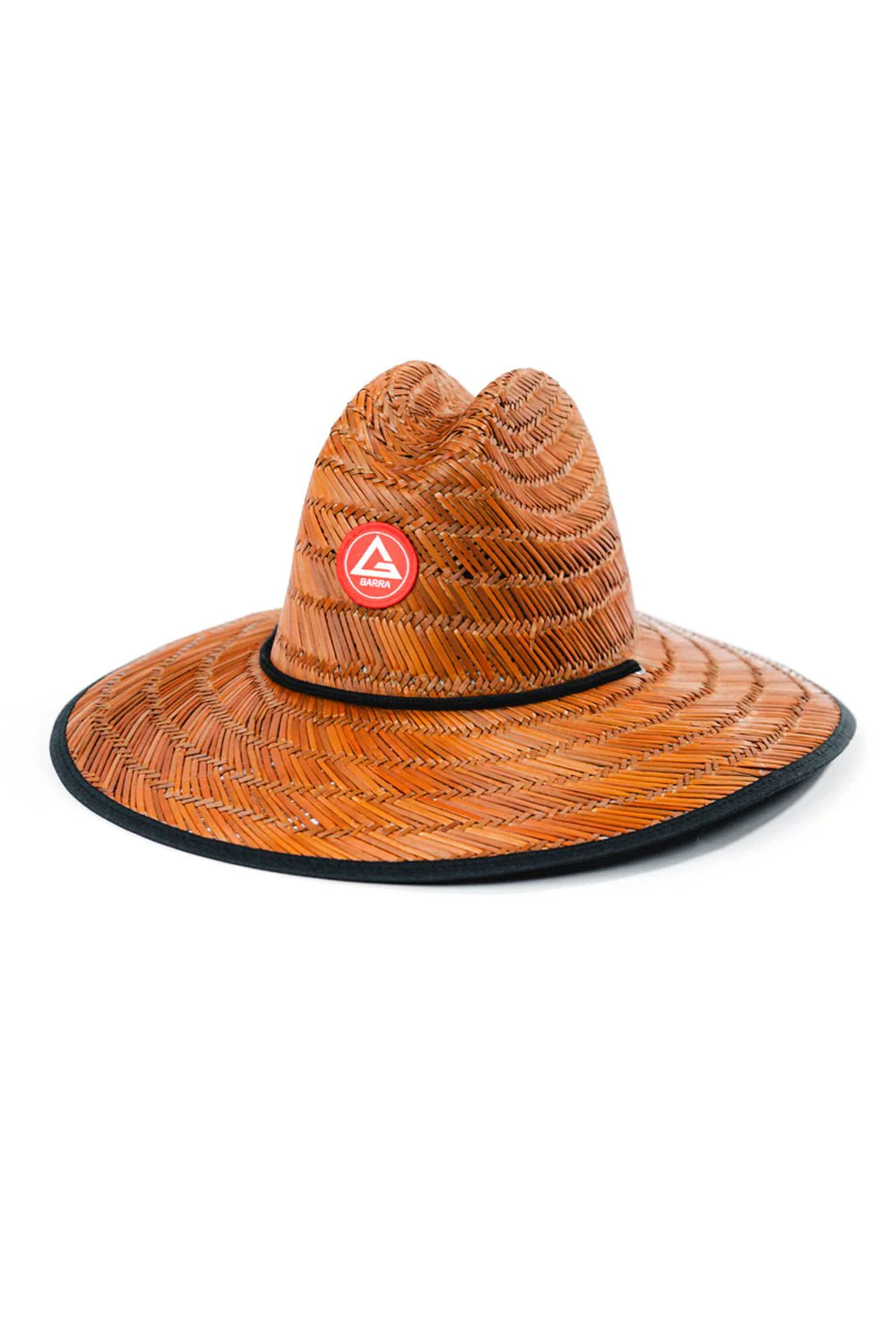 Red Shield Classic Straw Hat - Natural - Image 3