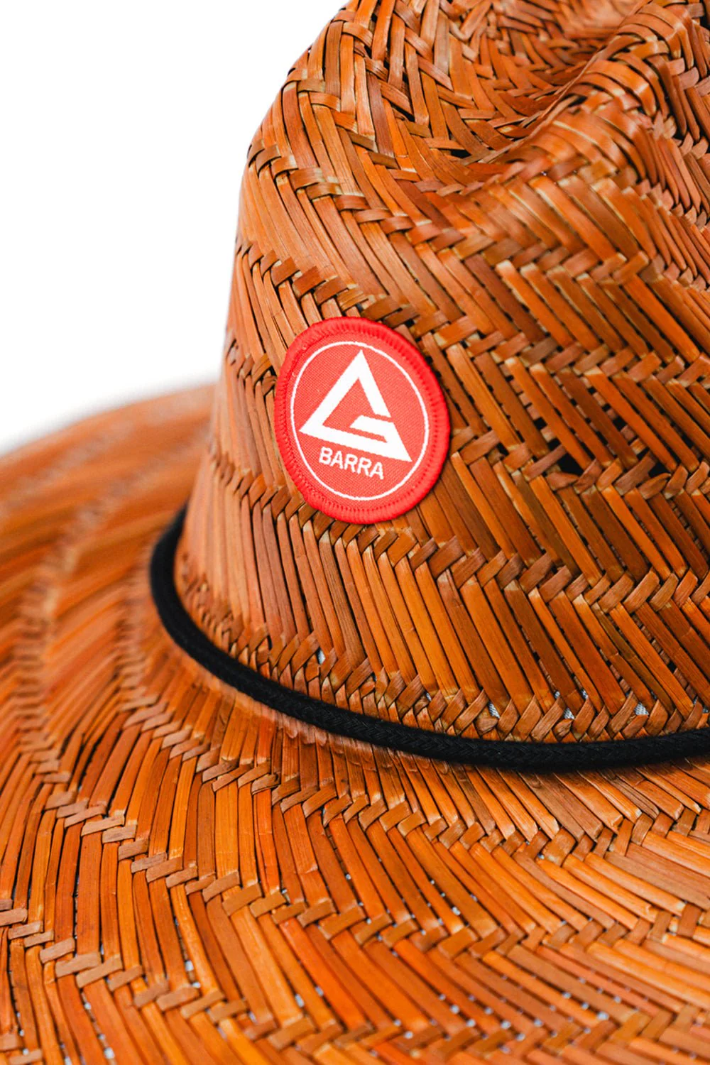 Red Shield Classic Straw Hat - Natural - Image 5