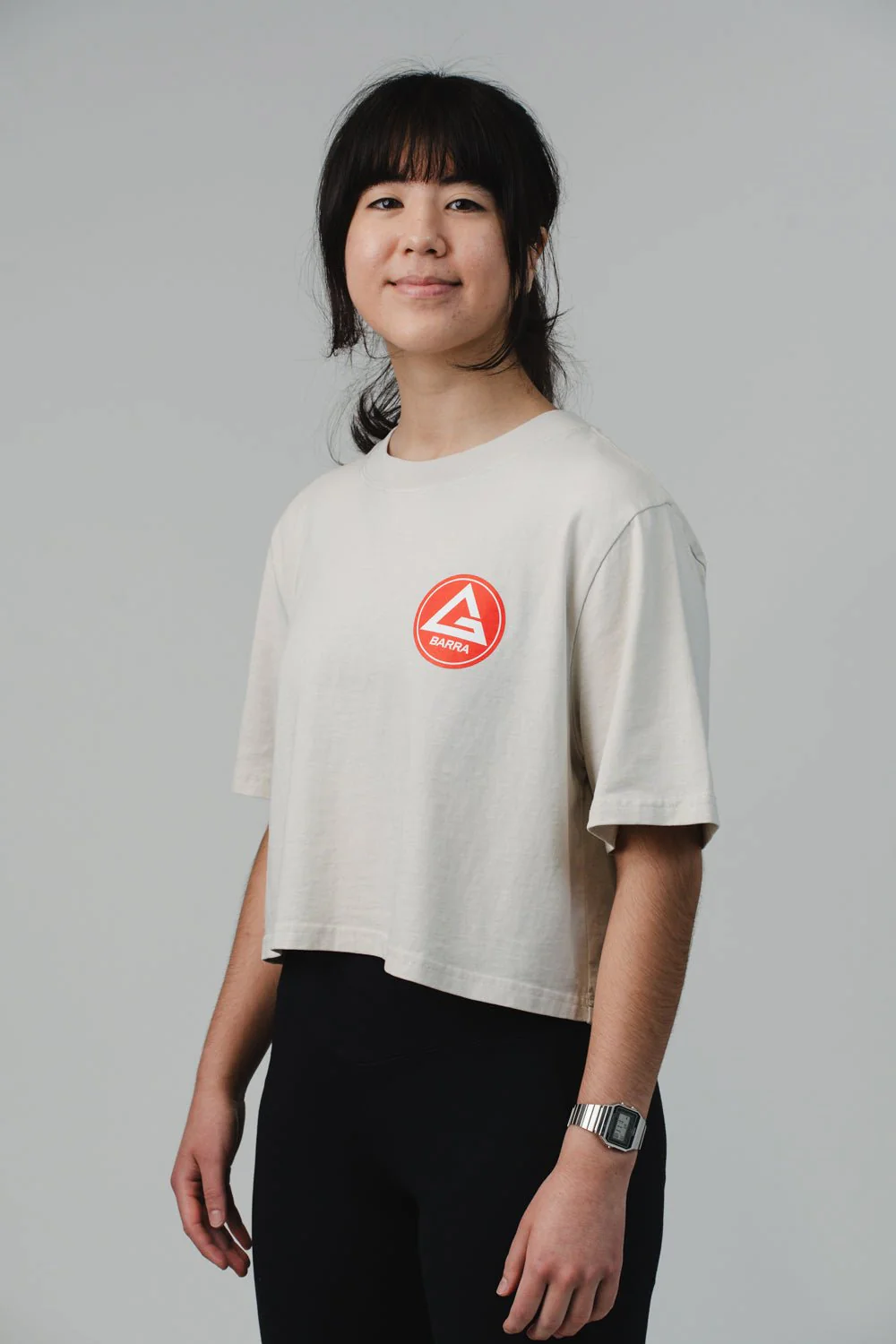 Red Shield Elite Womens Crop Tee - Natural - Image 3