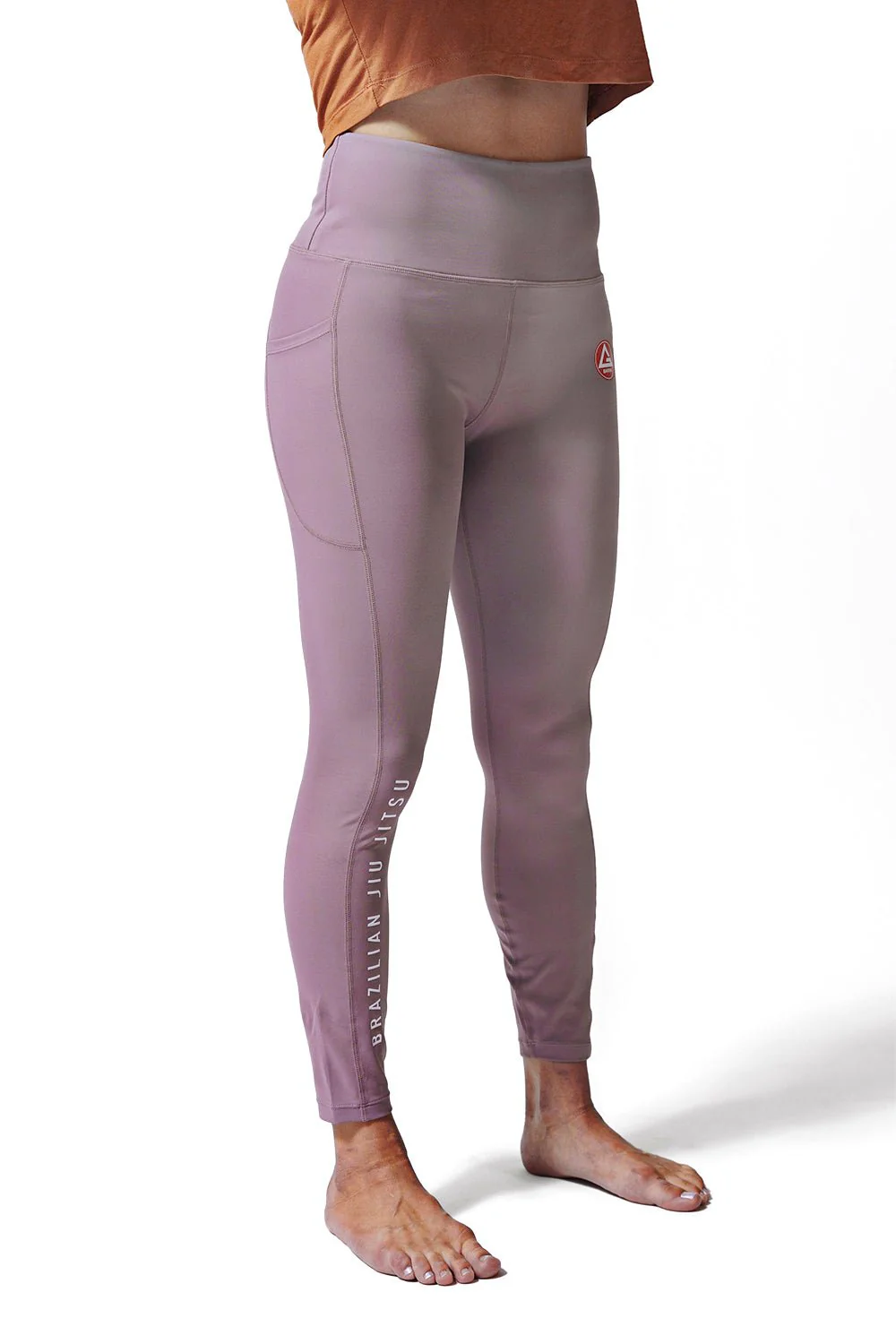 Red Shield Leggings - Mauve - Image 3