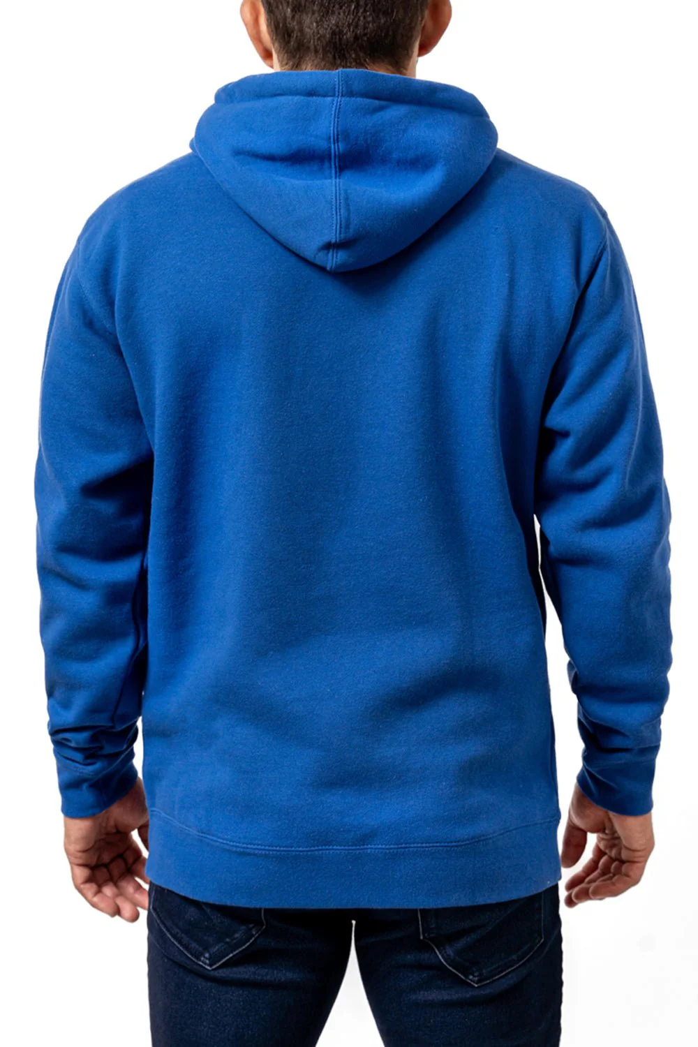 Red Shield Mens Hoodie - Blue - Image 2