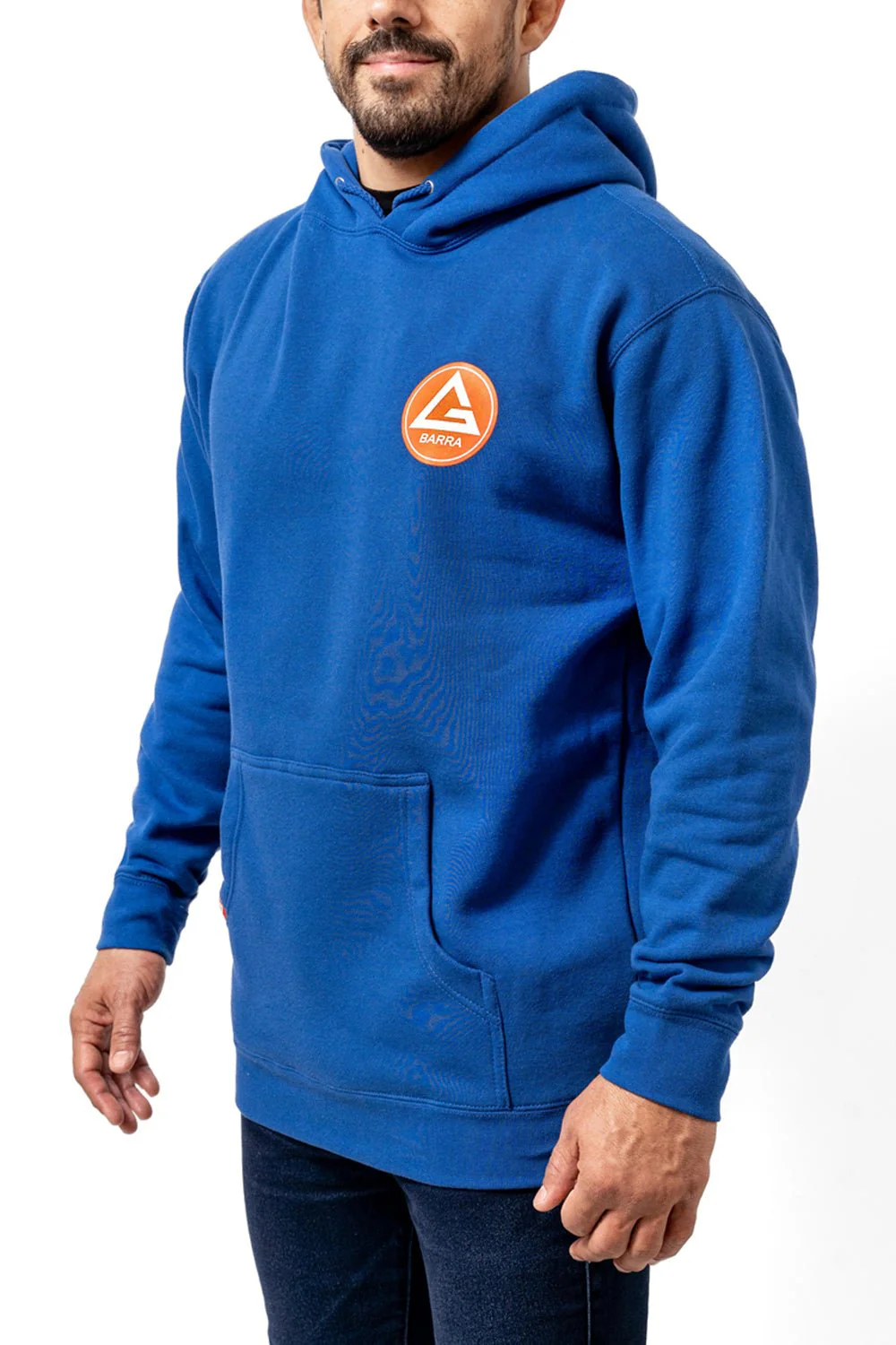 Red Shield Mens Hoodie - Blue - Image 4