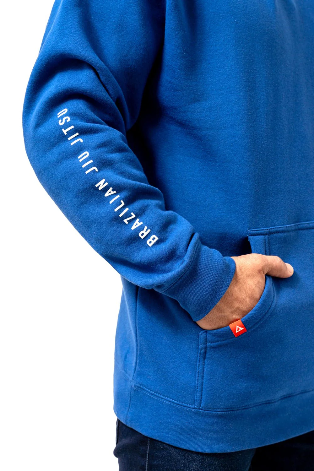 Red Shield Mens Hoodie - Blue - Image 7