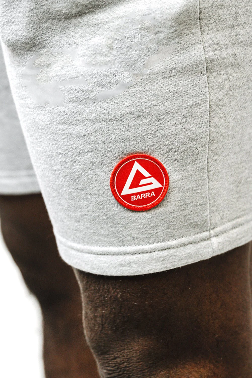 Red Shield Mens Shorts - Grey - Image 5