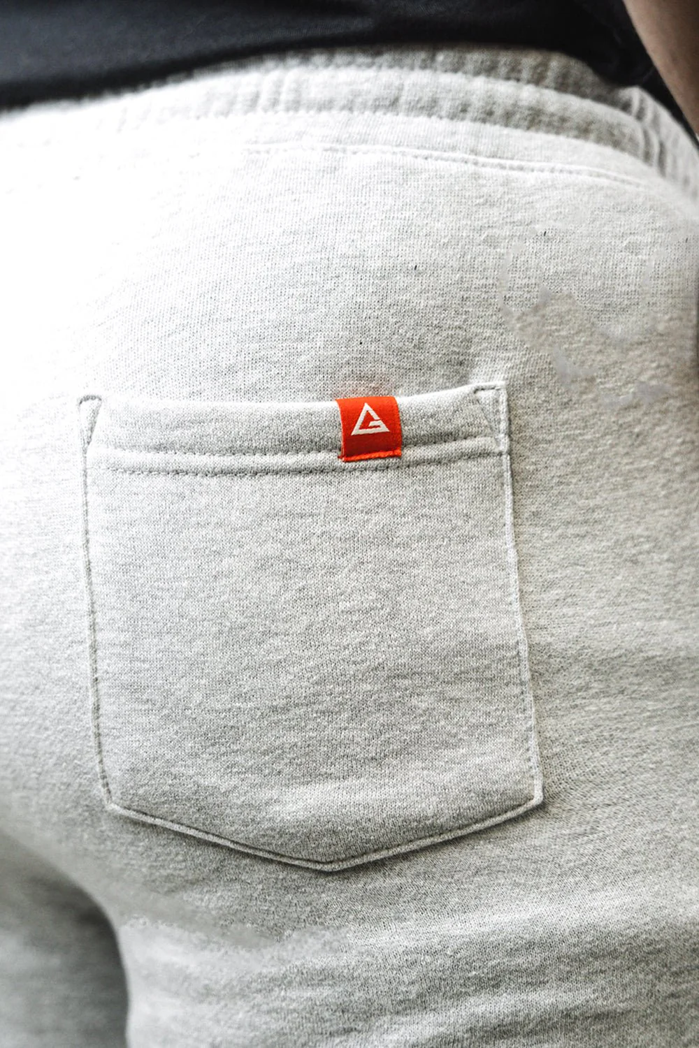 Red Shield Mens Shorts - Grey - Image 7