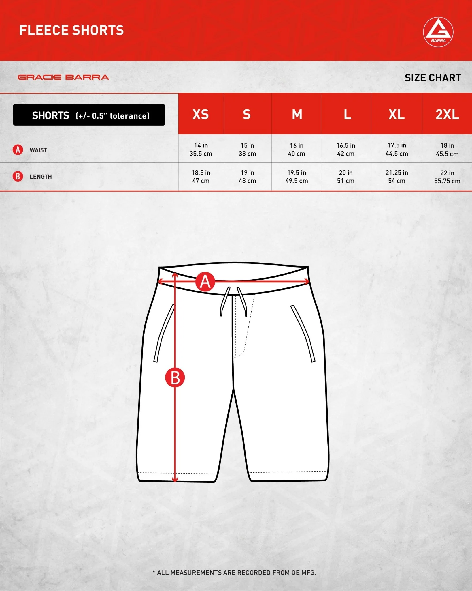 Red Shield Mens Shorts - Grey - Image 8