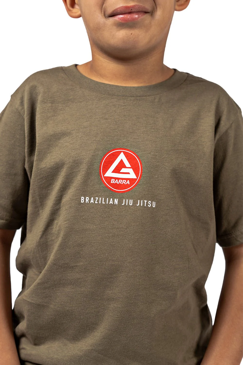 Red Shield Youth Tee - Military Green - Image 4