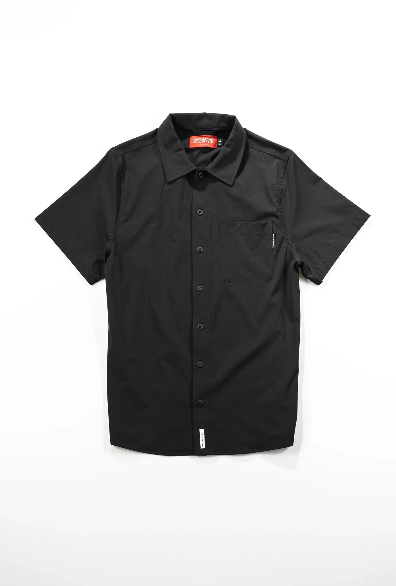 Stacked Button Up - Black