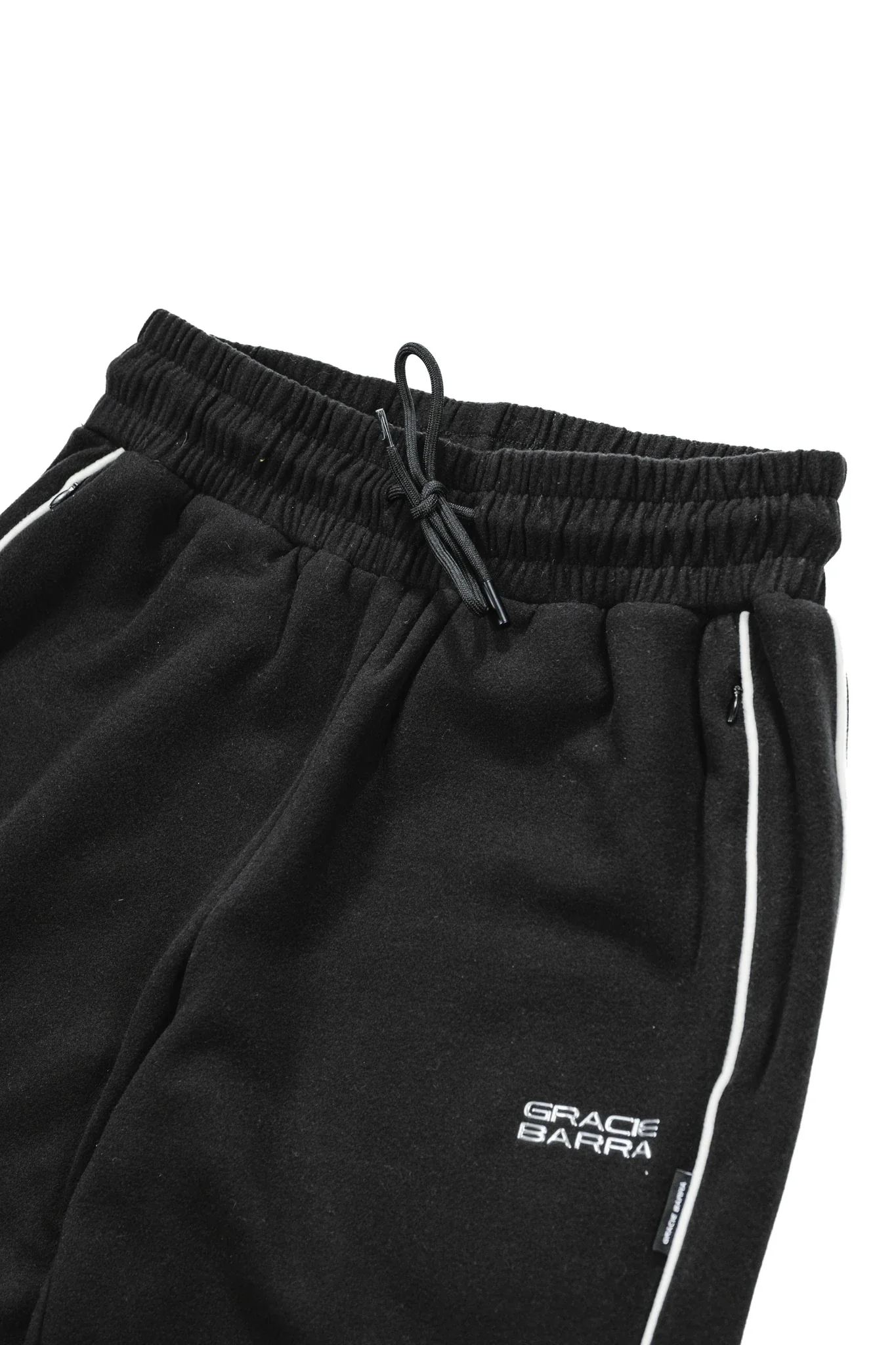 Stacked Mid Rise Wide Leg Pants - Black - Image 5