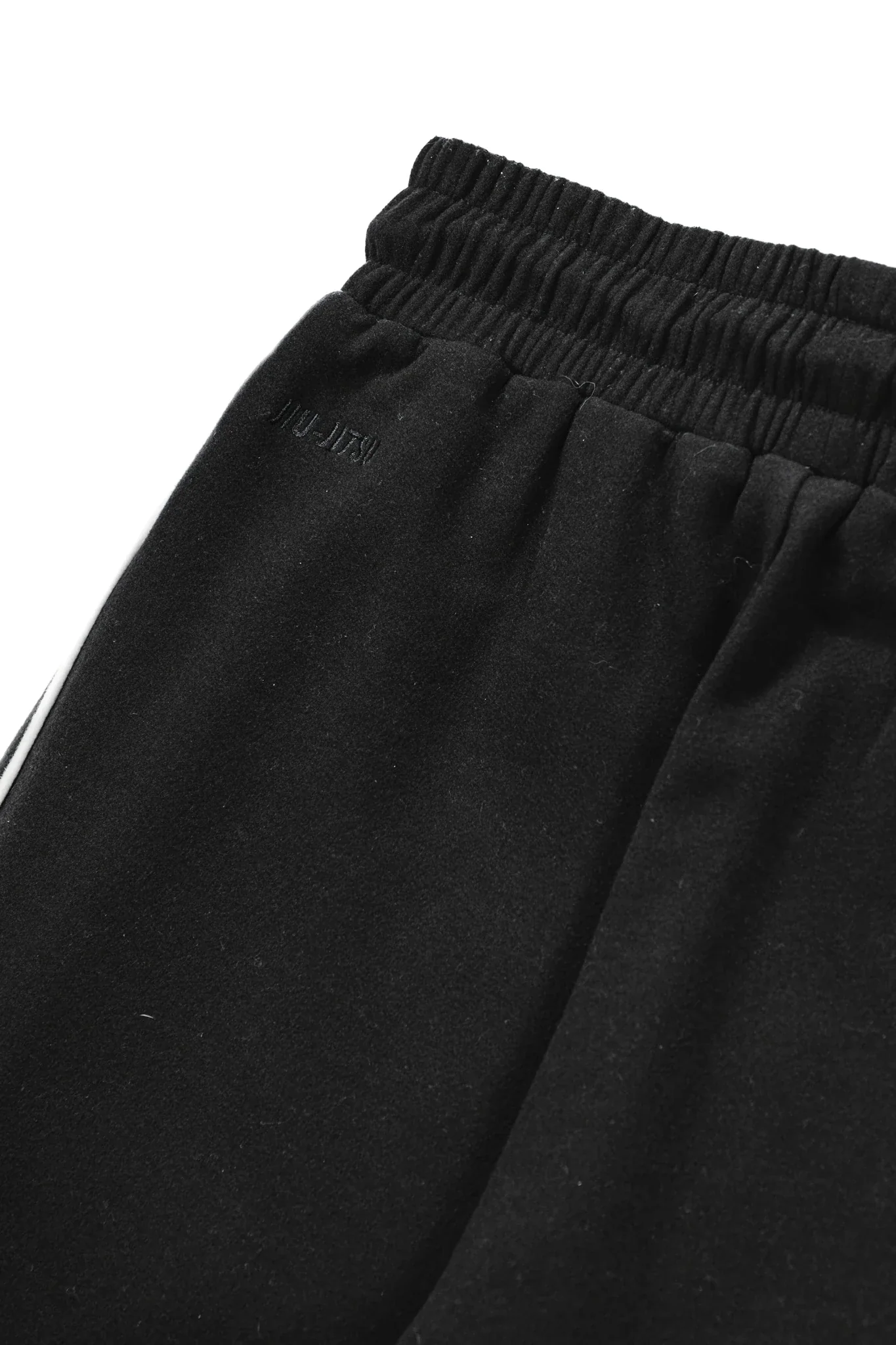 Stacked Mid Rise Wide Leg Pants - Black - Image 7
