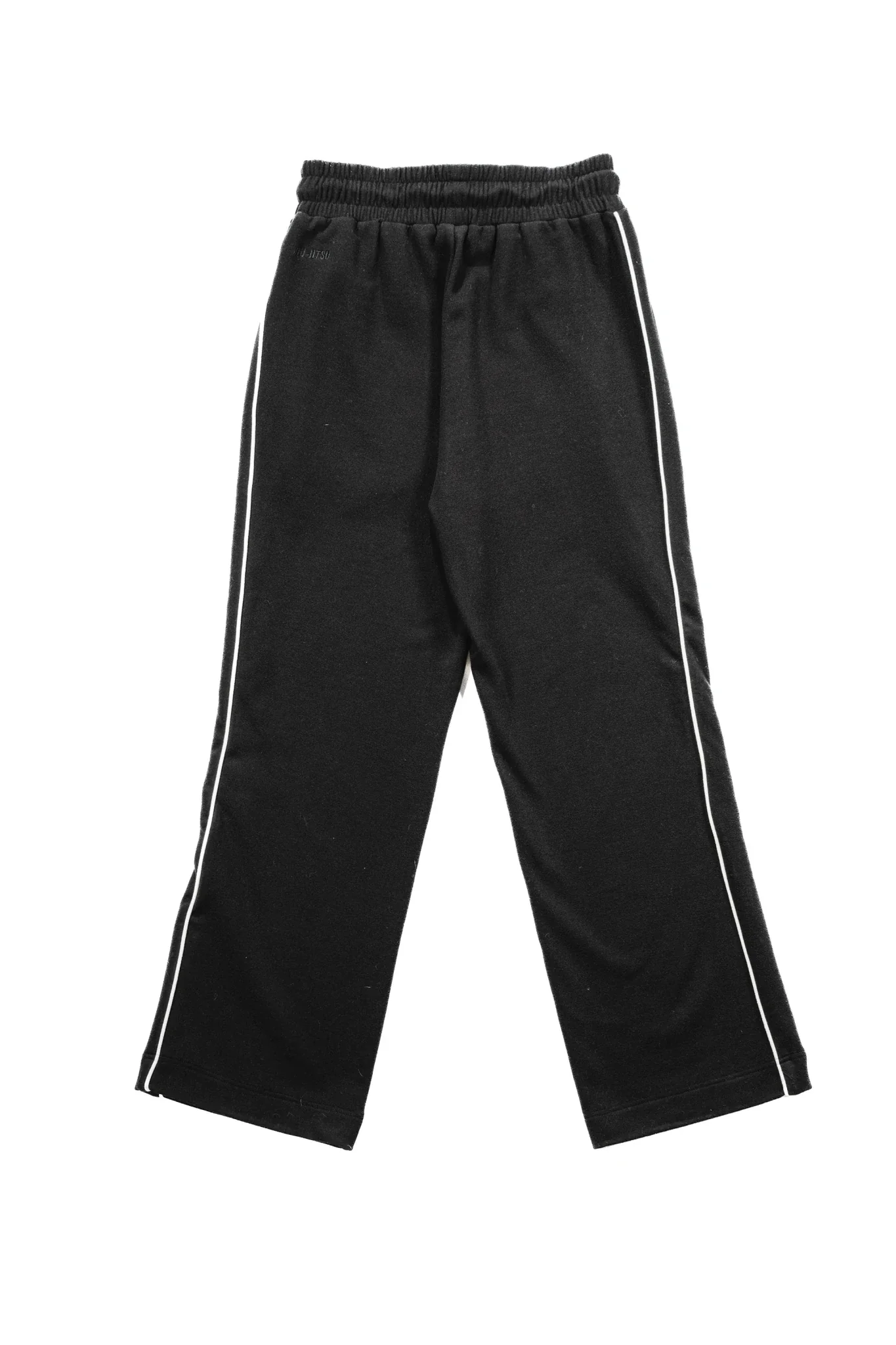 Stacked Mid Rise Wide Leg Pants - Black - Image 8