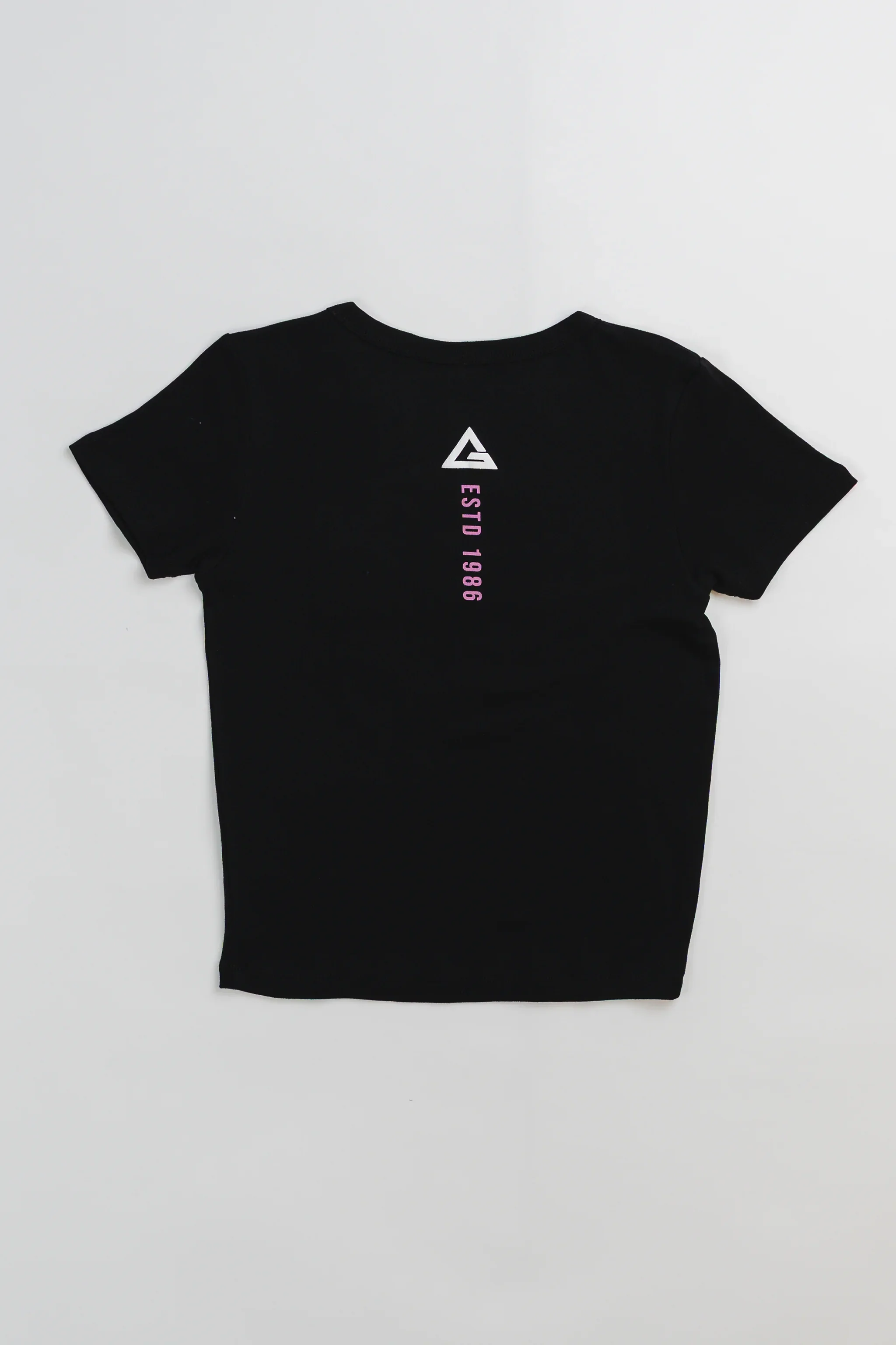 Stacked Womens Tee - Black - Image 4